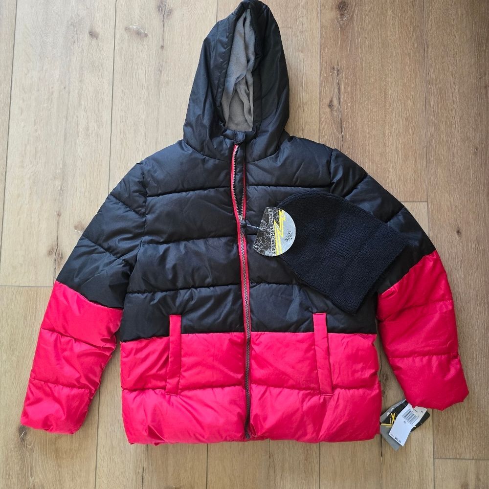 $85 Msrp New IXtreme Boys' Colorblock Puffer Jacket Coat Winter